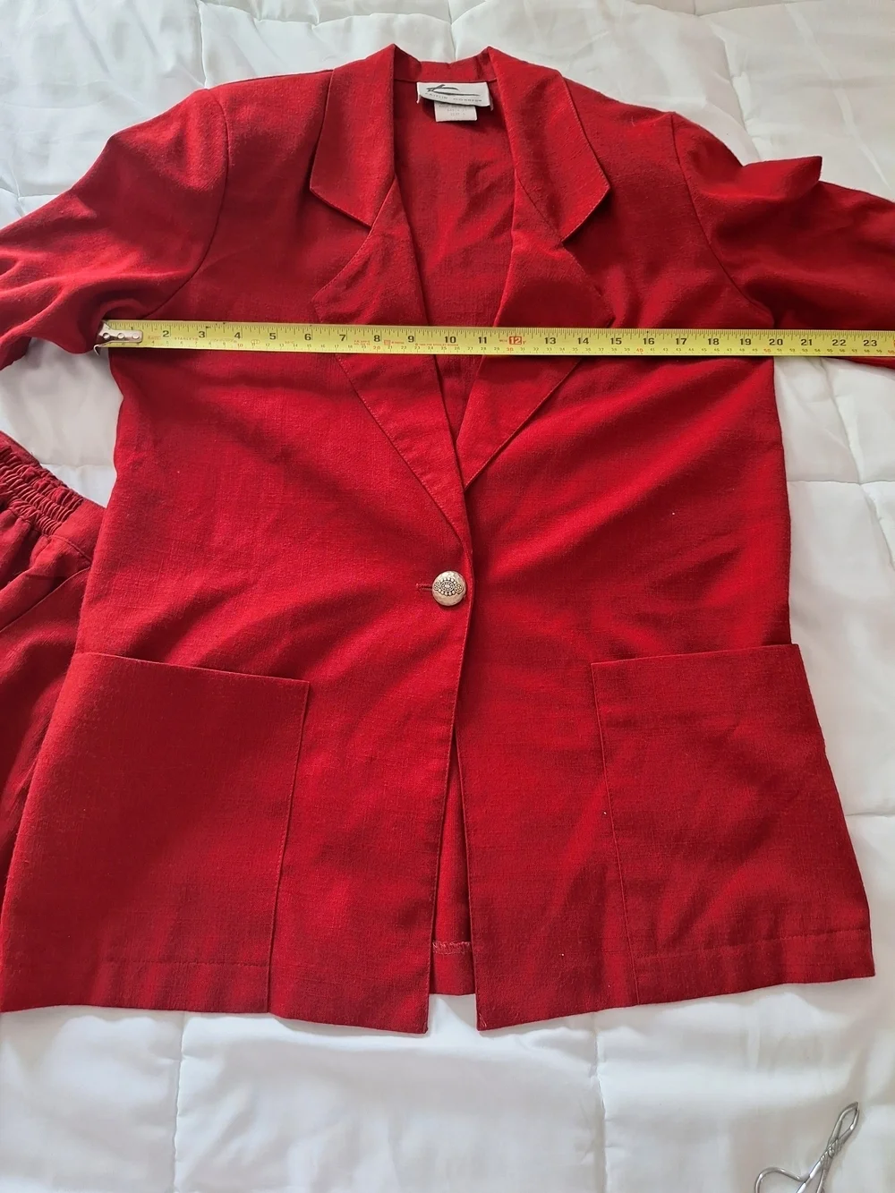 kaitlin Connor tailored red